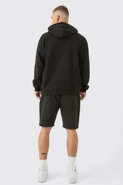 Man Signature Oversized Over The Head Hoodie | BoohooMAN UK