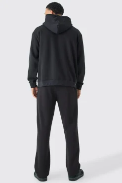 Man Signature Oversized Over The Head Hoodie | BoohooMAN UK