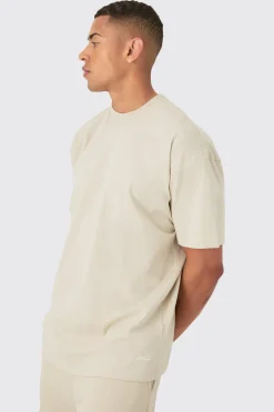 Man Signature Oversized Tshirt And Cargo Jogger Set | BoohooMAN UK