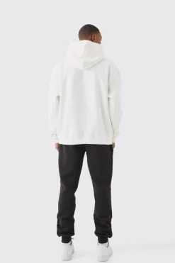 Man Signature Overszied Over The Head Hoodie | BoohooMAN UK