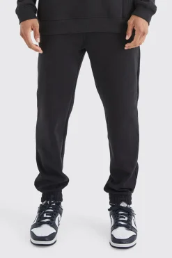 Man Signature Regular Fit Joggers | BoohooMAN UK