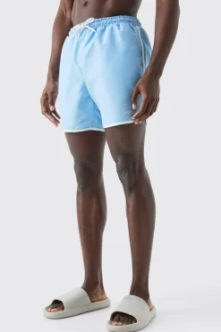 Man Signature Runner Swim Shorts | BoohooMAN UK