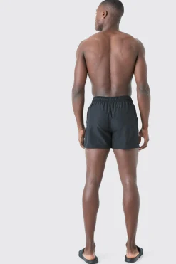 Man Signature Short Length Swim Short | BoohooMAN UK