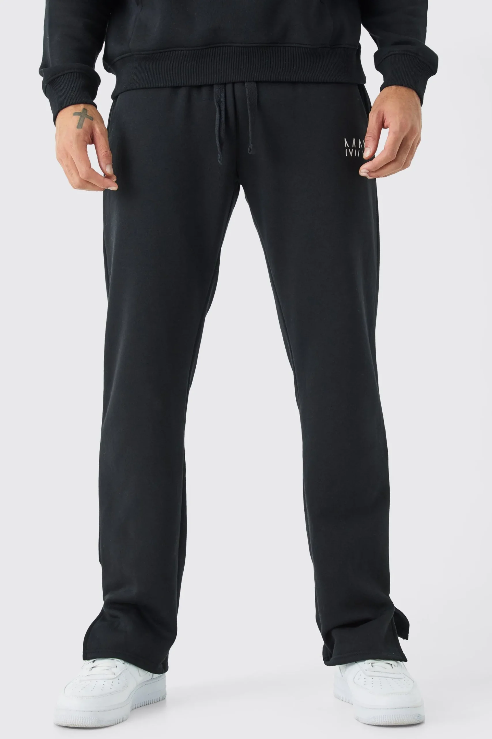 Man Split Hem Jogger | BoohooMAN UK