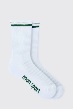 Man Sport Crew Socks | BoohooMAN UK