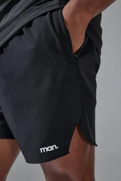 Man Sport Side Split 5inch Short | BoohooMAN UK