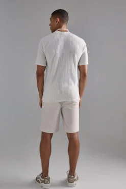 Marl Brushed Rib T-shirt | BoohooMAN UK