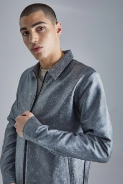 Marl Fabric Interest Smart Set | BoohooMAN UK