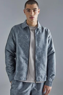 Marl Fabric Interest Smart Set | BoohooMAN UK