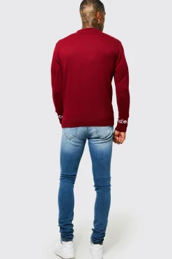 Merry Christmas Ya Filthy Animal Jumper | BoohooMAN UK