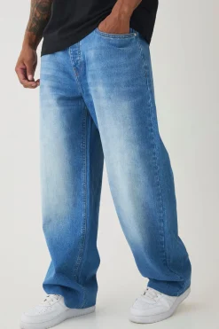 Mid Blue Shirt And Jeans | BoohooMAN UK