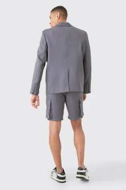 Mix & Match Oversized Double Breasted Blazer | BoohooMAN UK