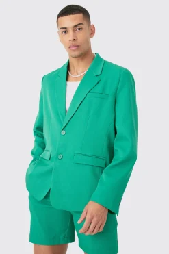 Mix & Match Oversized Single Breasted Blazer | BoohooMAN UK