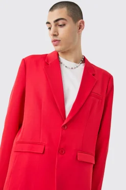 Mix & Match Oversized Single Breasted Blazer | BoohooMAN UK