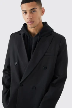 Mix & Match Super Relaxed Basic Black Blazer | BoohooMAN UK
