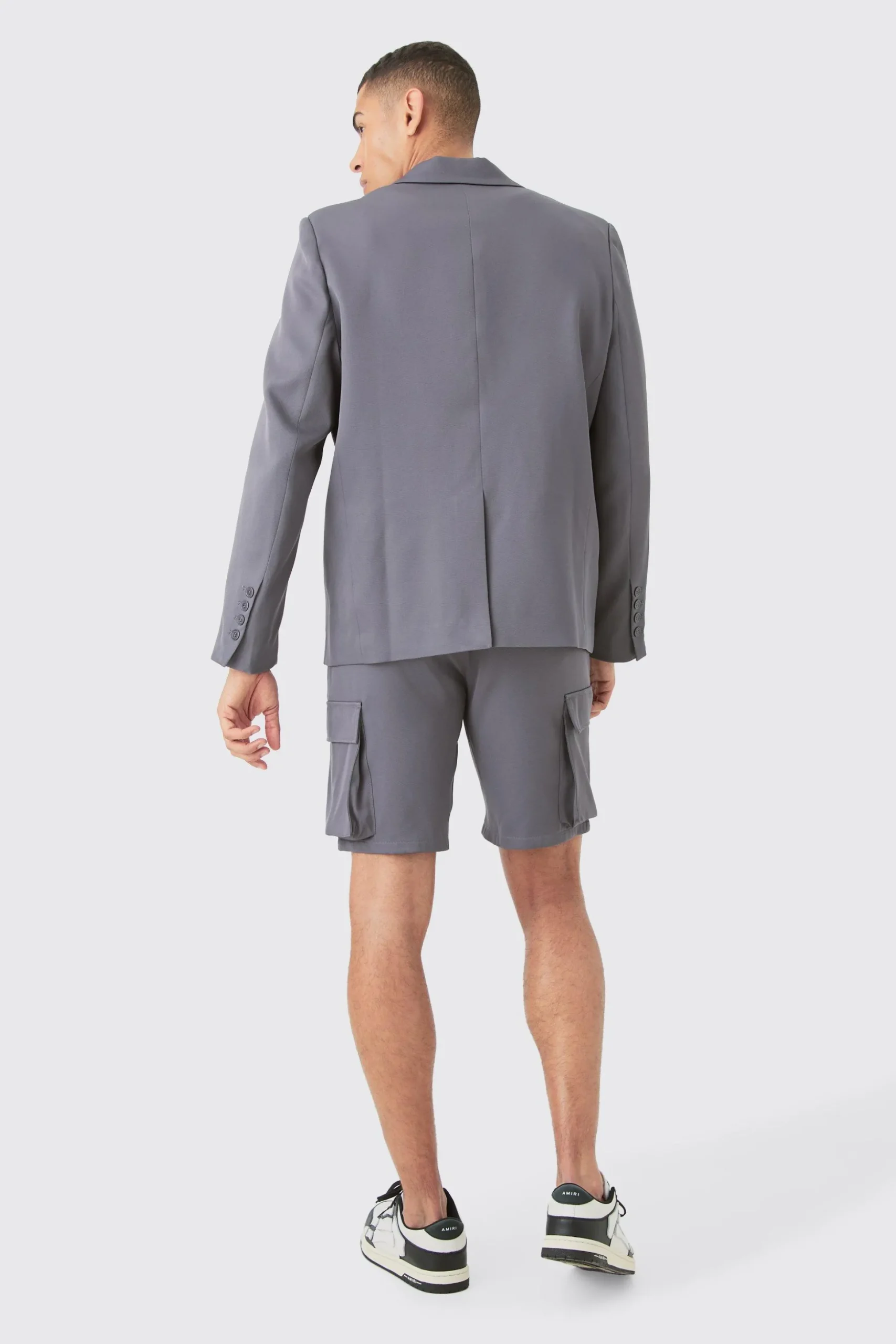 Mix & Match Tailored Cargo Shorts | BoohooMAN UK