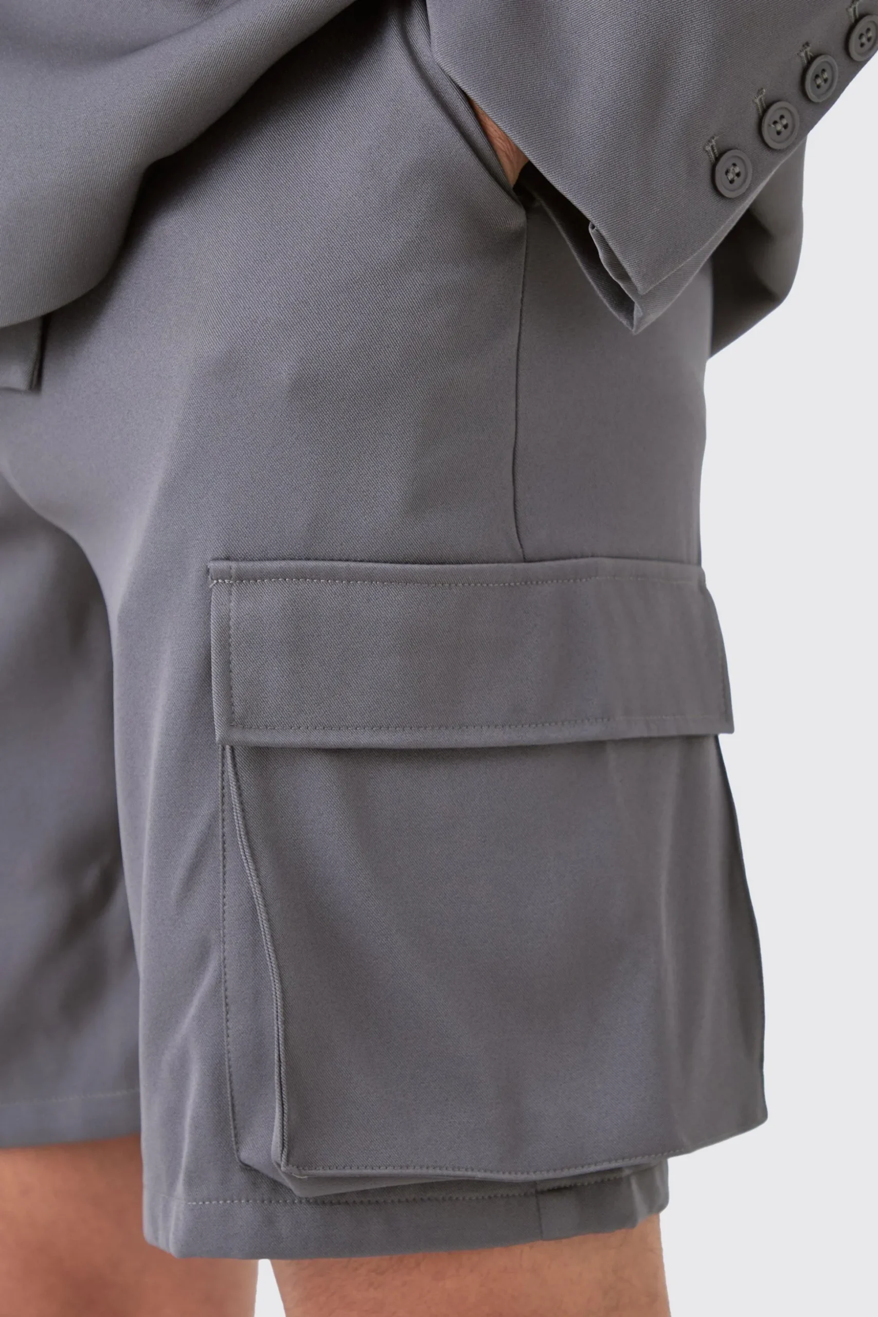 Mix & Match Tailored Cargo Shorts | BoohooMAN UK