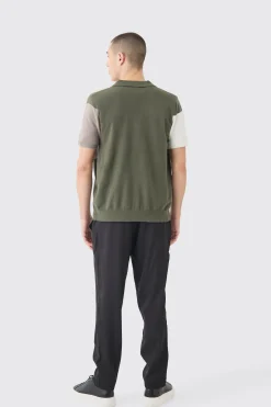 Mix & Match Tailored Slim Cropped Trousers | BoohooMAN UK