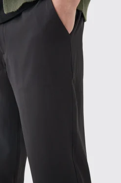 Mix & Match Tailored Slim Cropped Trousers | BoohooMAN UK