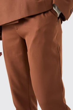 Mix & Match Tailored Slim Cropped Trousers | BoohooMAN UK