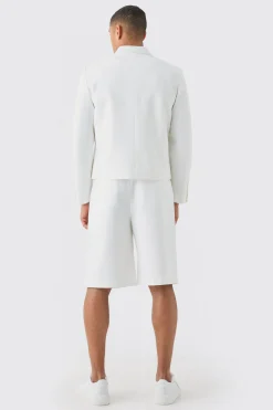 Mix & Match White Suit Set | BoohooMAN UK