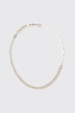Mixed Pendant Necklace | BoohooMAN UK