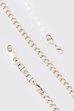 Mixed Pendant Necklace | BoohooMAN UK