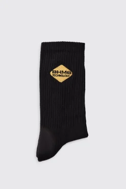 Moto BHMS Embroidered Socks | BoohooMAN UK