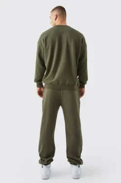 Moto Graphic Sweat Tracksuit | BoohooMAN UK