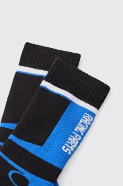 Moto Racing Socks | BoohooMAN UK