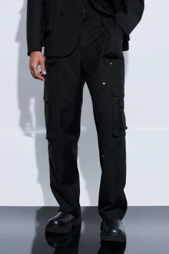 Multi Cargo Pocket Boxy Suit | BoohooMAN UK