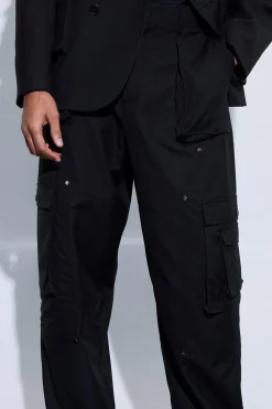 Multi Cargo Pocket Boxy Suit | BoohooMAN UK