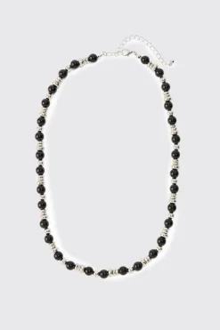 Multi Layer Metal Necklace | BoohooMAN UK