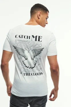 Muscle Dove Print T-Shirt | BoohooMAN UK