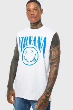 Nirvana License Tank | BoohooMAN UK