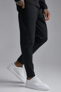 Nylon Technical Trouser | BoohooMAN UK