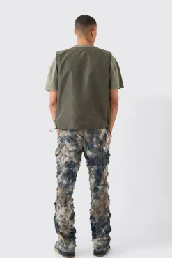 Nylon Utility Vest | BoohooMAN UK