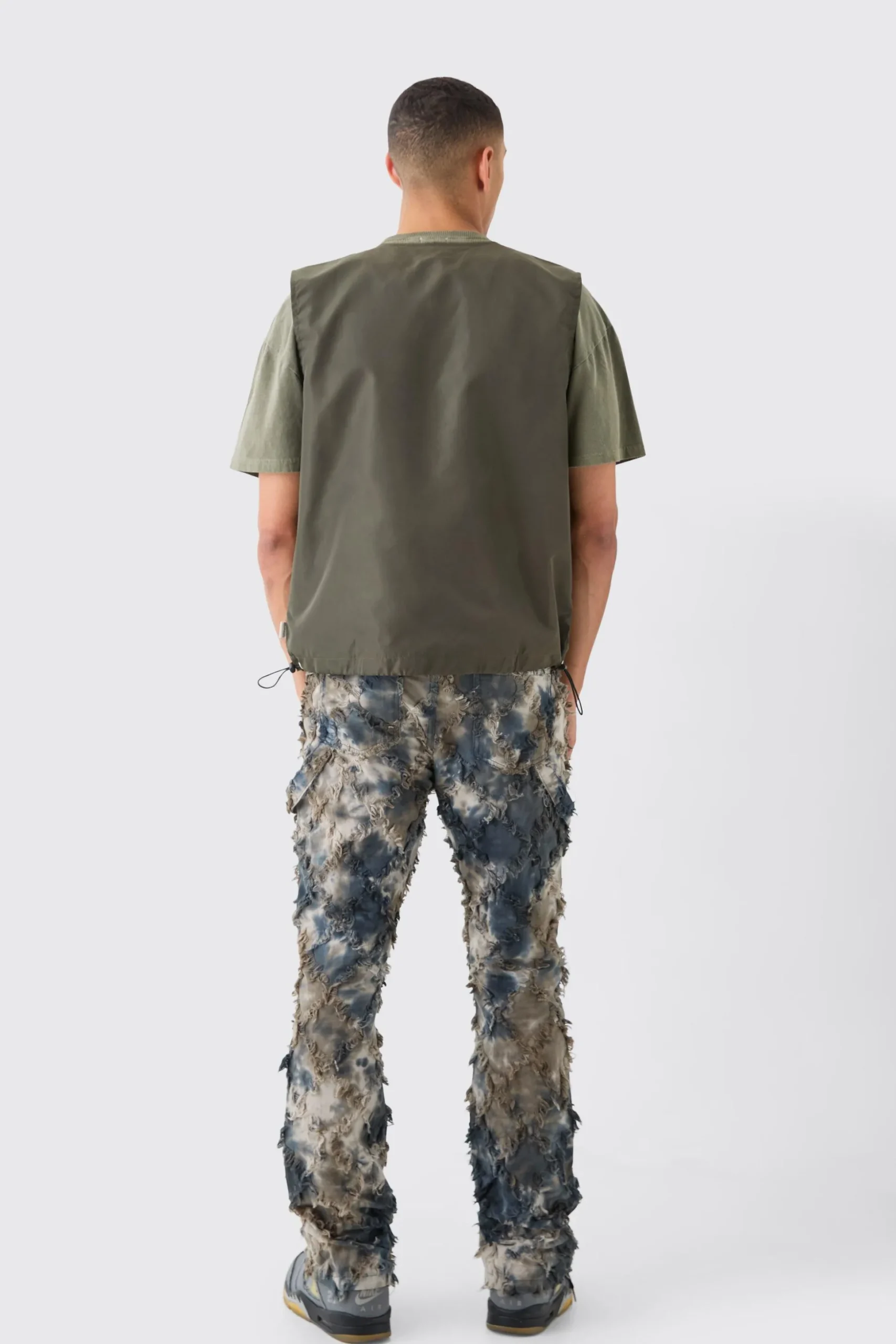 Nylon Utility Vest | BoohooMAN UK