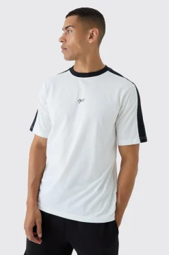 OFCL Colour Block T-shirt | BoohooMAN UK