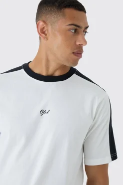 OFCL Colour Block T-shirt | BoohooMAN UK