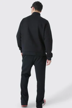 Ofcl Man Worldwide 1/4 Zip Sweatshirt | BoohooMAN UK
