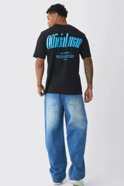 Official Back Print T-Shirt | BoohooMAN UK