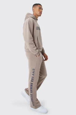 Official Gothic Text Gusset Tracksuit | BoohooMAN UK