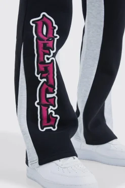 Official Graffiti Gusset Joggers | BoohooMAN UK