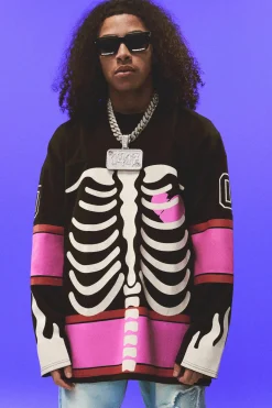 Official Heart Breaker Air Tex Hockey Top | BoohooMAN UK