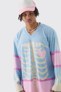 Official Heart Breaker Mesh Hockey Jersey Top | BoohooMAN UK