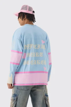 Official Heart Breaker Mesh Hockey Jersey Top | BoohooMAN UK