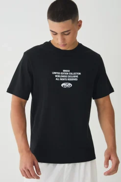Official Man Interlock Print T-Shirt | BoohooMAN UK