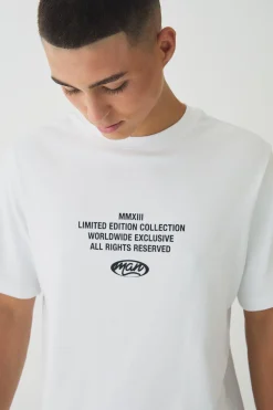 Official Man Interlock Print T-Shirt | BoohooMAN UK