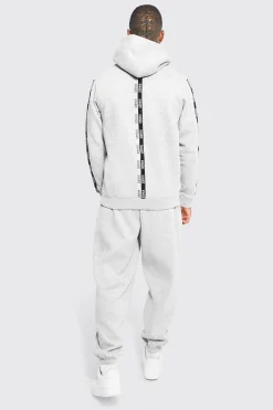 Official Man Tape Hoodie | BoohooMAN UK